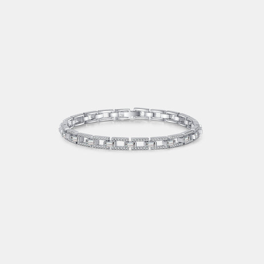 3.2 Carat Moissanite 925 Sterling Silver Bracelet